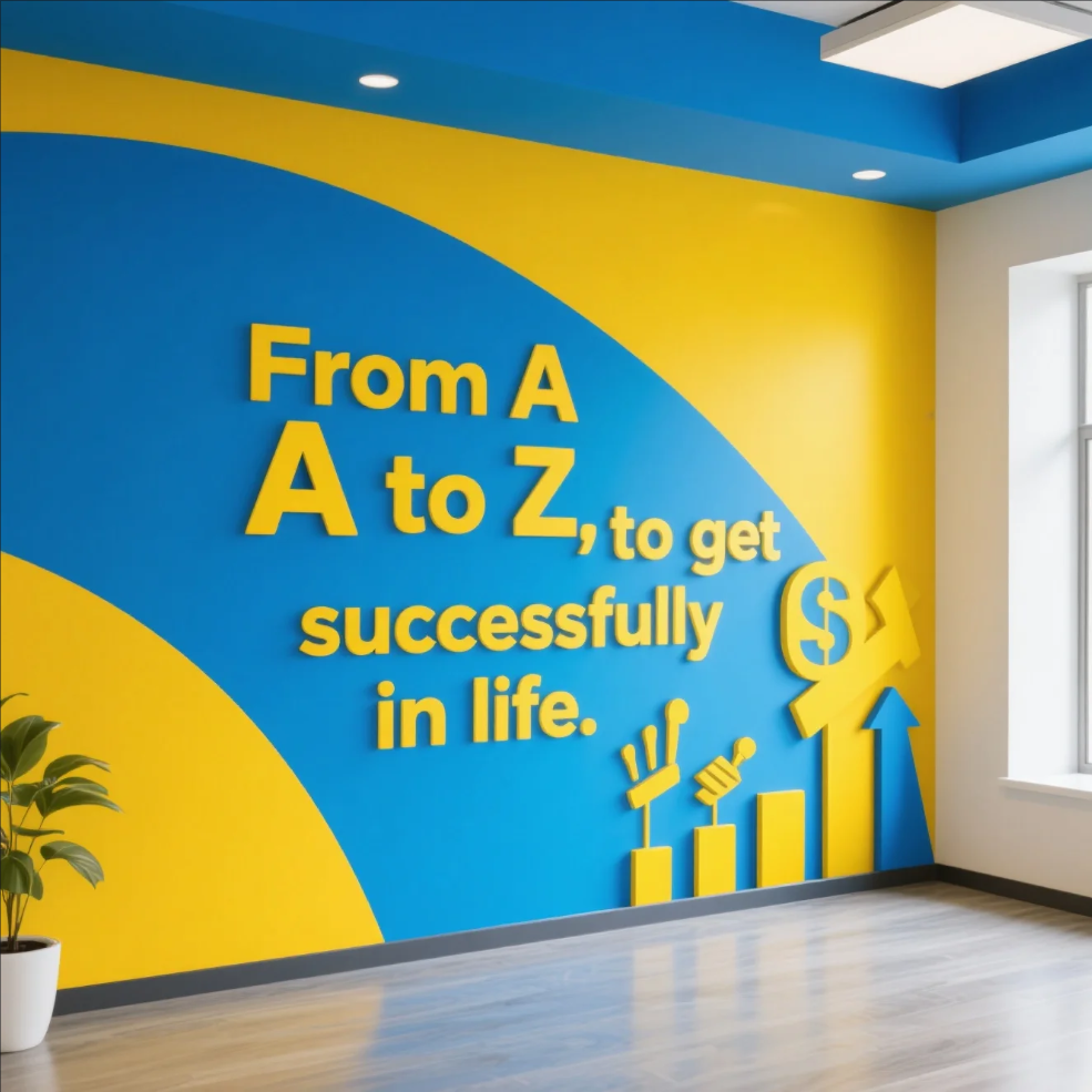 From A to Z, to get successfully in life