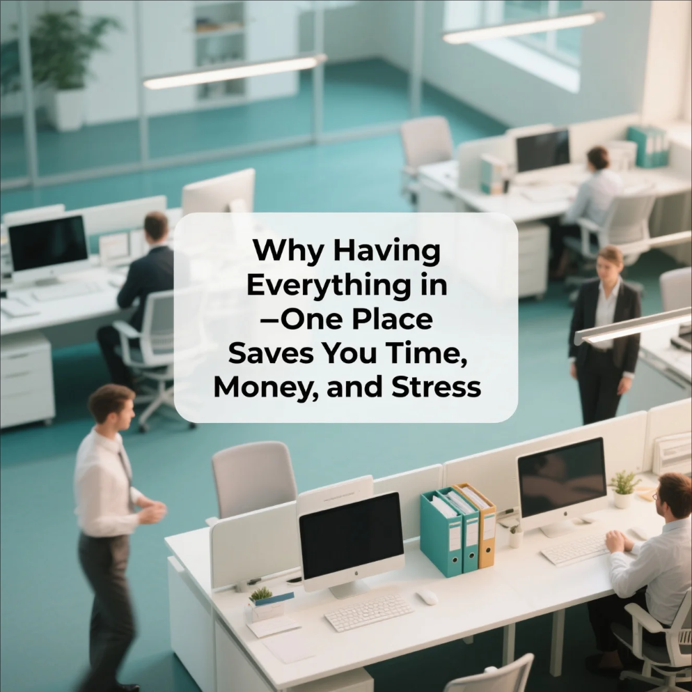 Why Having Everything in One Place Saves You Time, Money, and Stress