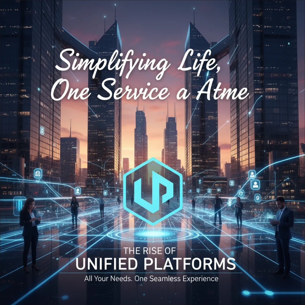 Unified platforms simplifying life by integrating multiple services in one digital interface
