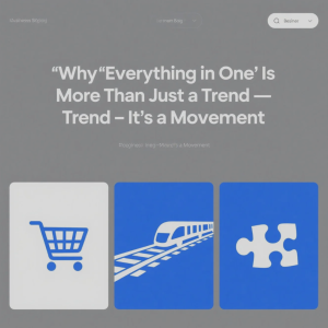 Illustration of connected digital devices forming one unified consumer ecosystem