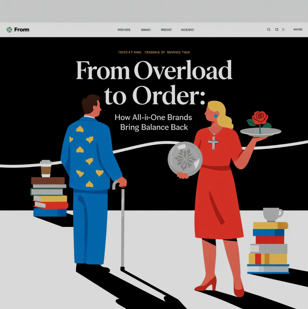 Workspace with integrated all-in-one tools bringing order and balance