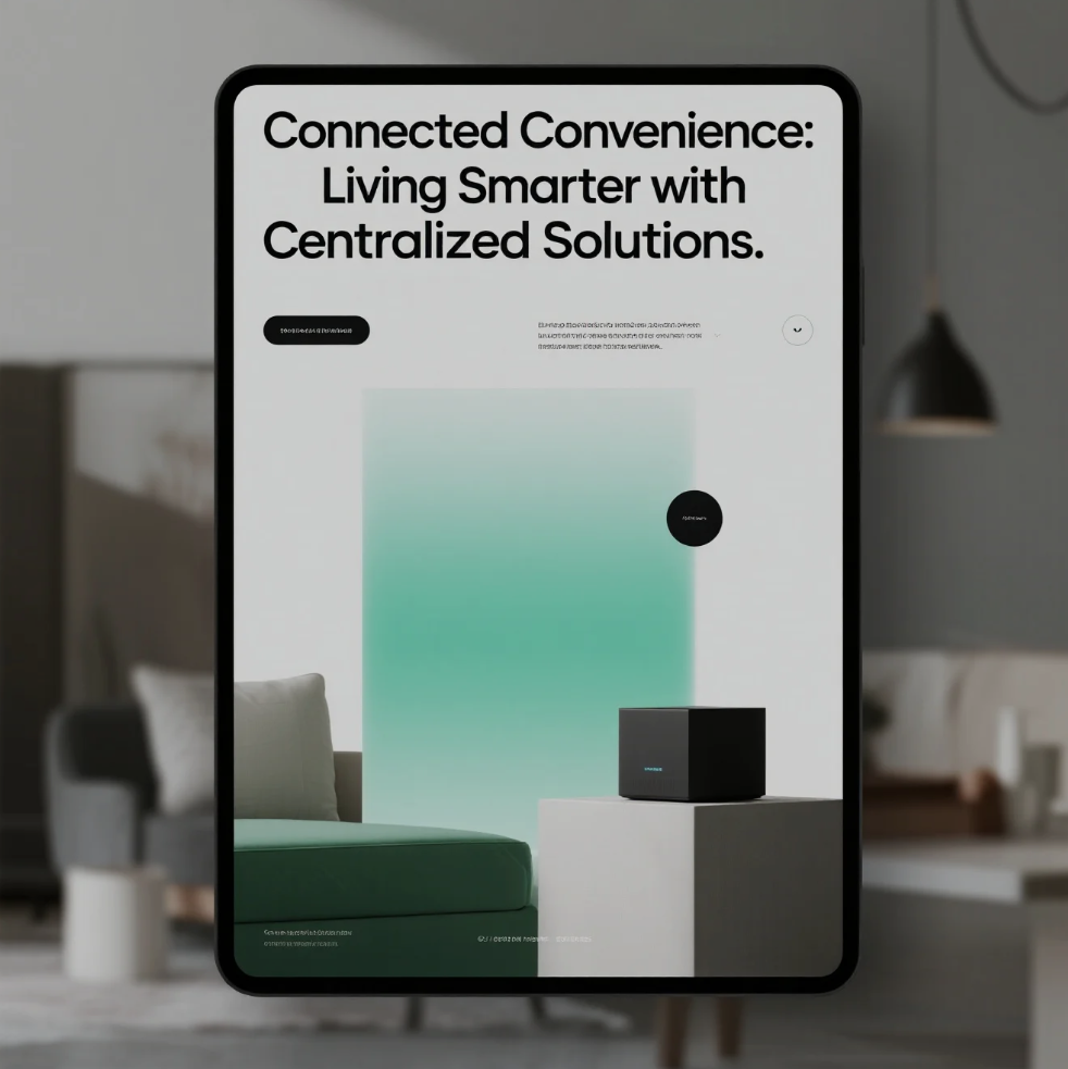 Smart home and digital devices connected in a centralized system for convenience
