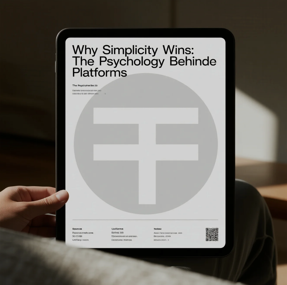 Simplified unified platform interface showcasing user-friendly design