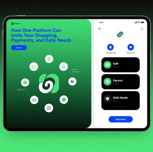 Unified digital platform for shopping, payments, and daily needs