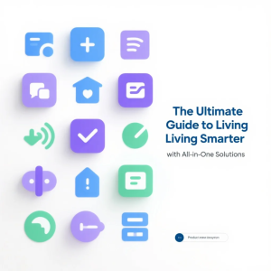 Person using an all-in-one digital platform on multiple smart devices