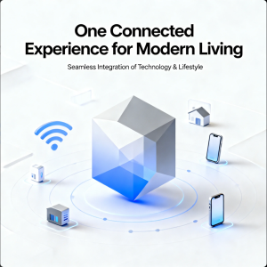 A modern home environment showing connected devices and seamless lifestyle integration