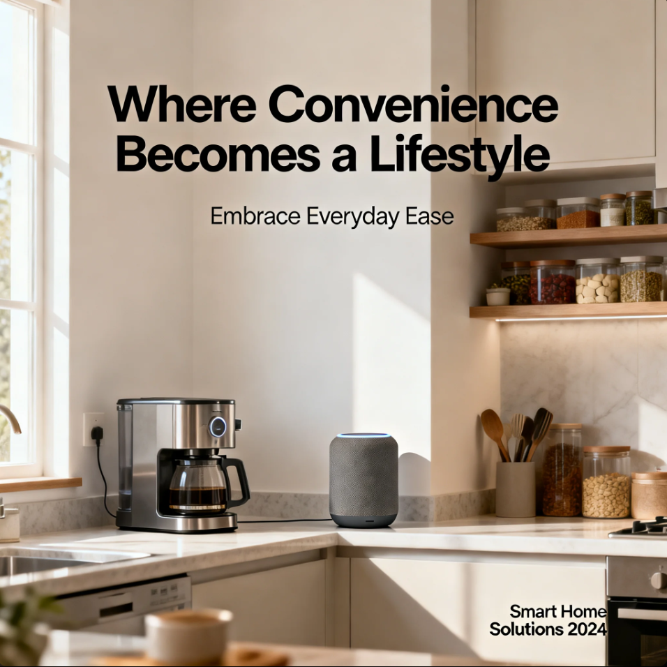 Modern lifestyle illustration showing seamless digital services and everyday convenience